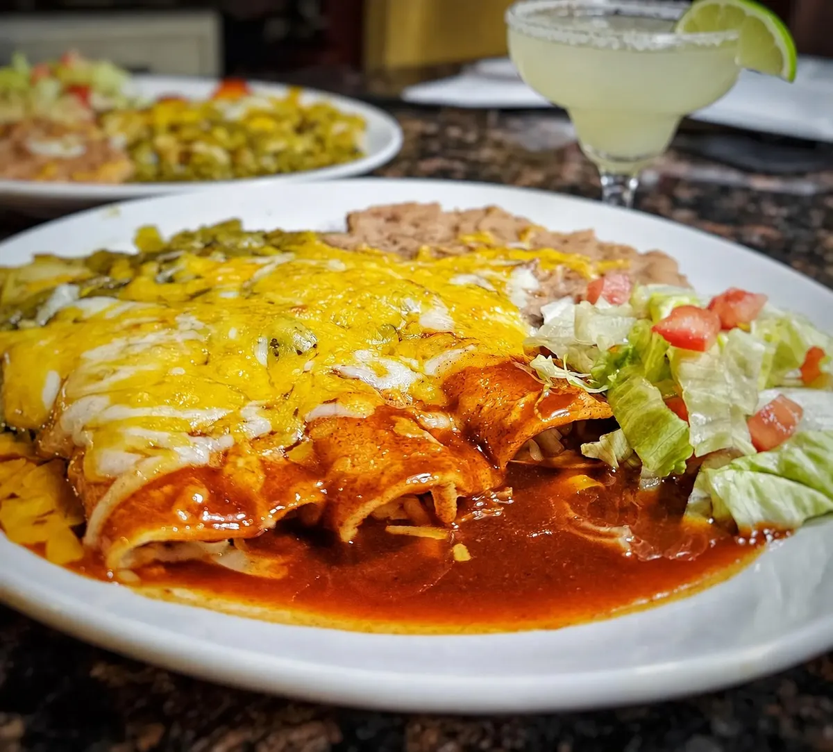 Margarita at a Santa Fe restaurant