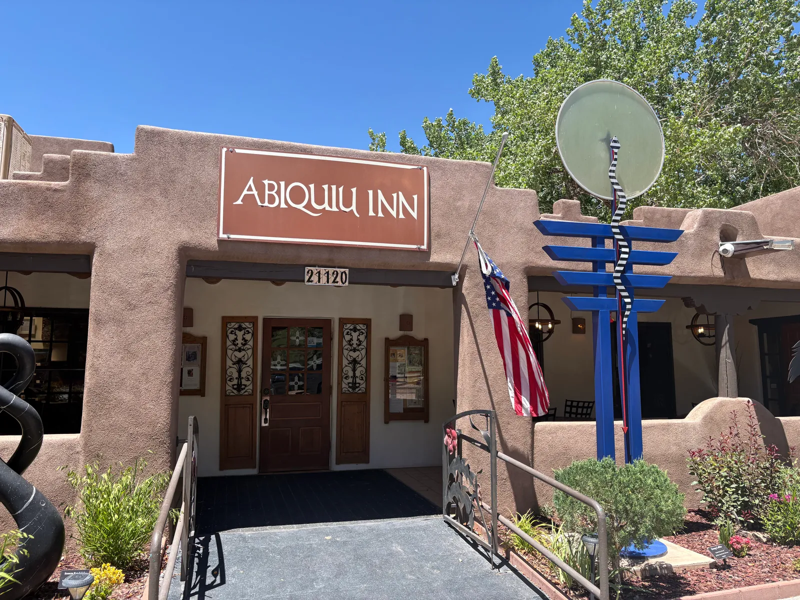 Photograph of Abiquiu Inn2 at Abiquiu, New Mexico.