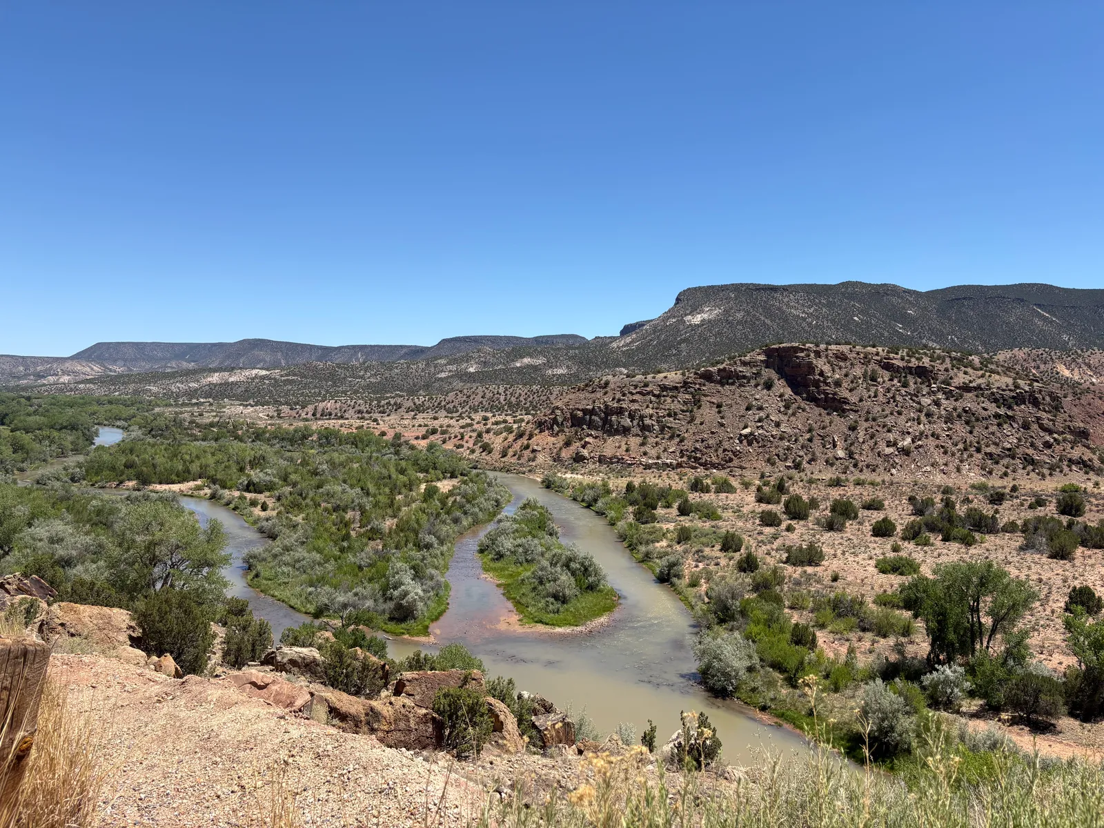 Photograph of Abiquiu Overlook at Abiquiu, New Mexico.