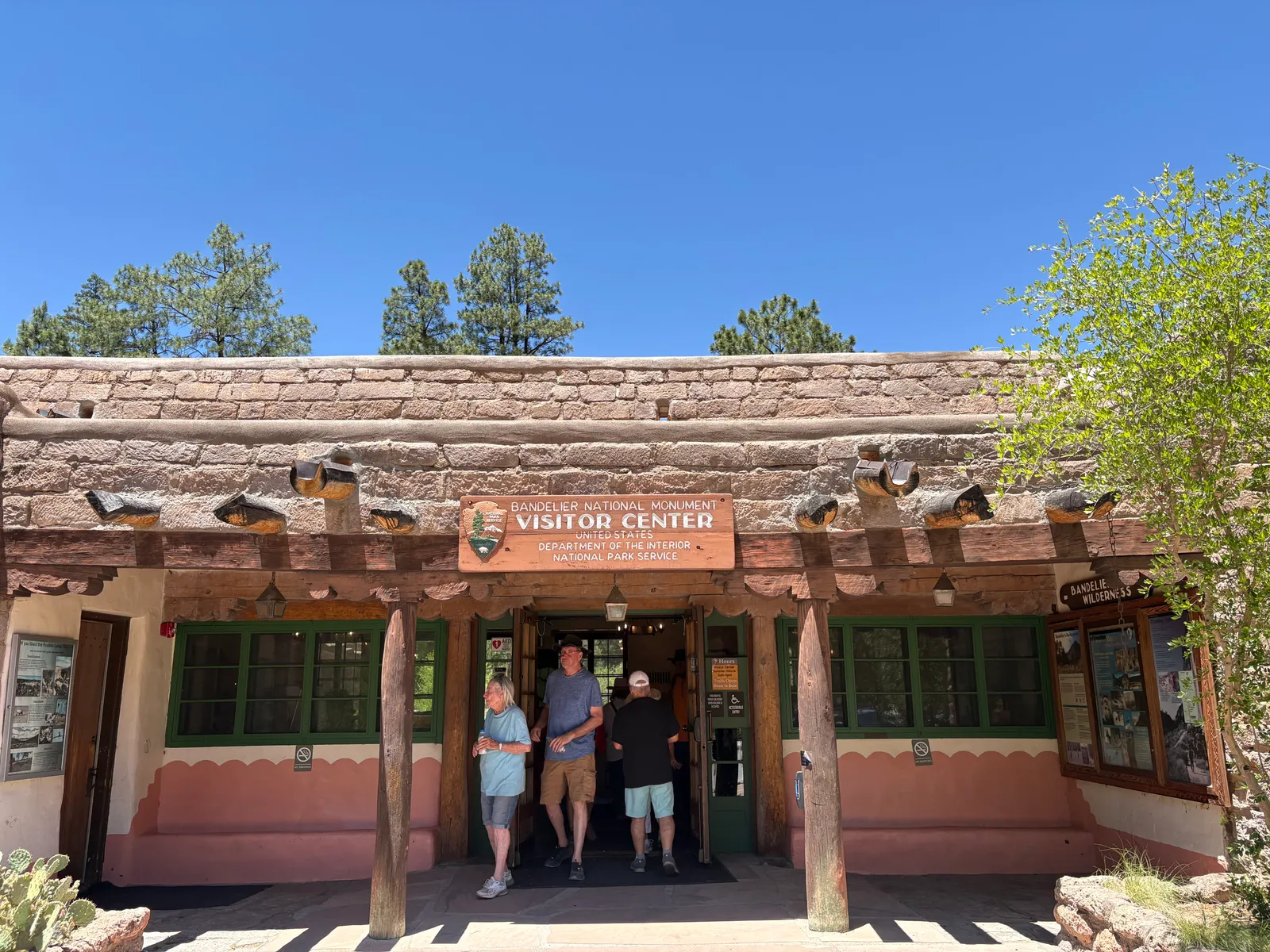 Photograph of Bandelier Visitor2 at Bandelier National Monument, New Mexico.