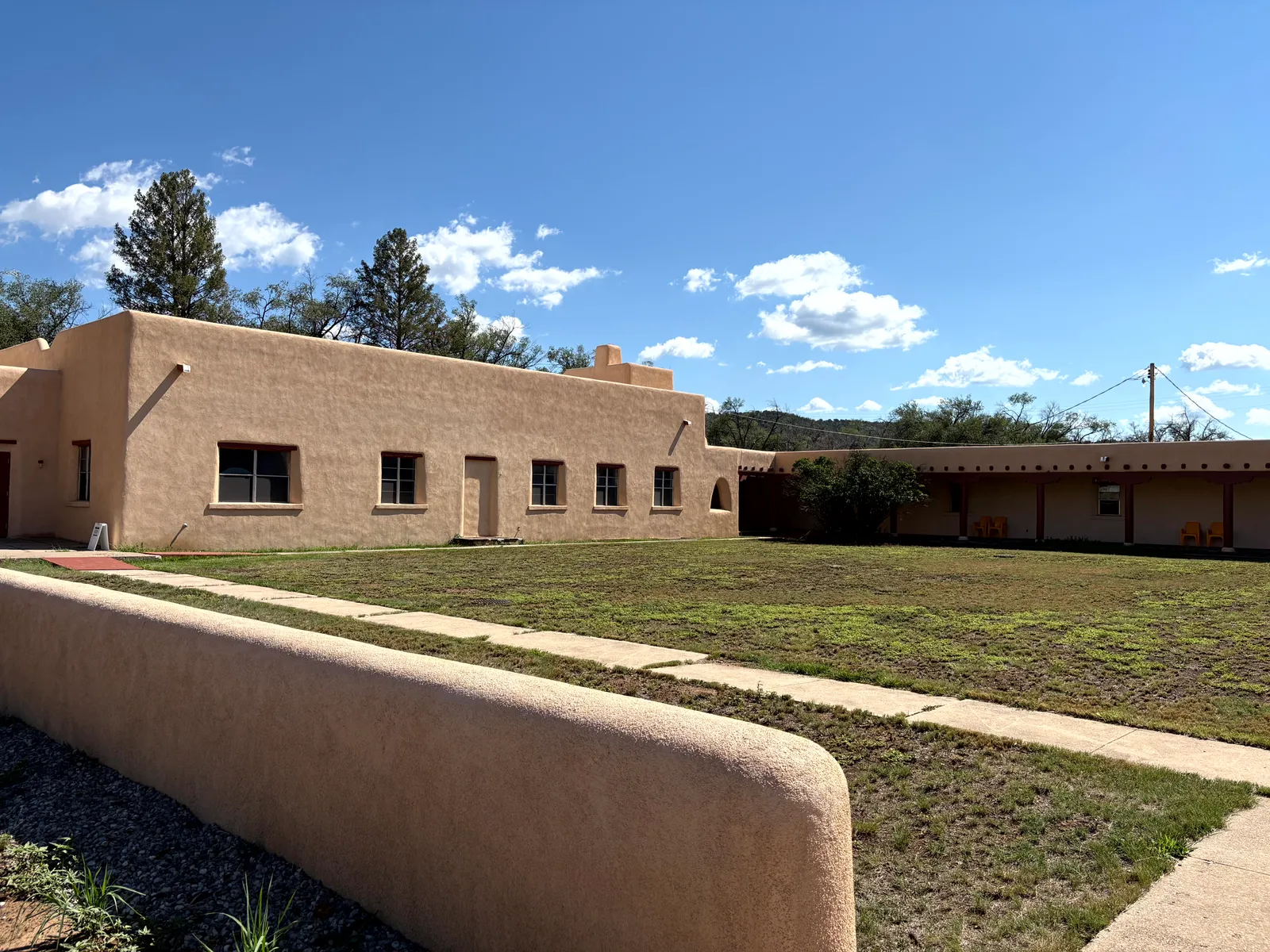 Historic buildings at Fort Stanton Historic Site