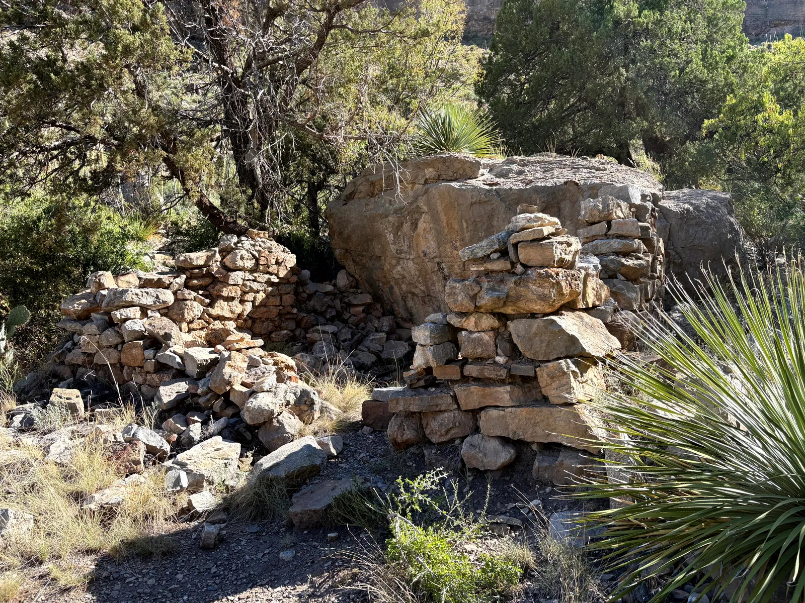Photograph of Cabin at Oliver Lee Memorial State Park, New Mexico.
