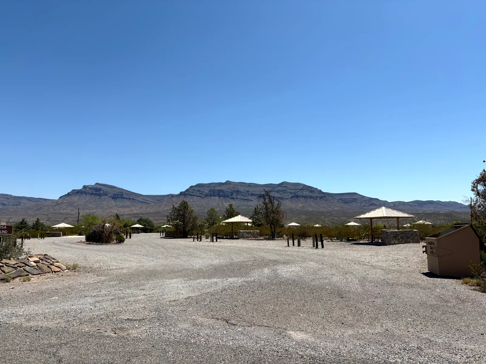 Photograph of Camping at Caballo Lake State Park, New Mexico.