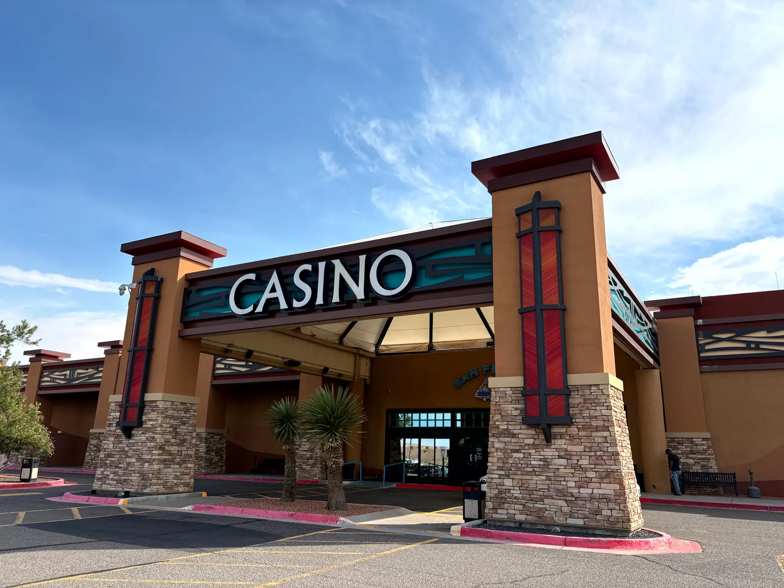 Photograph of Casino at San Felipe Pueblo, New Mexico.