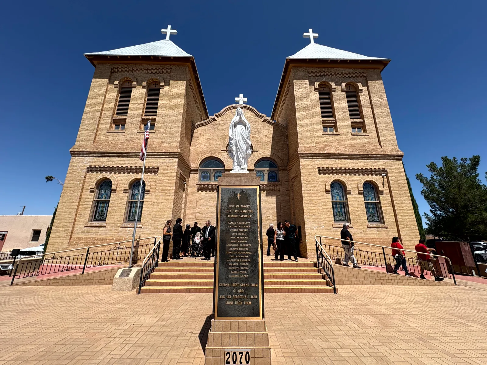 Photograph of Church at Mesilla, New Mexico.