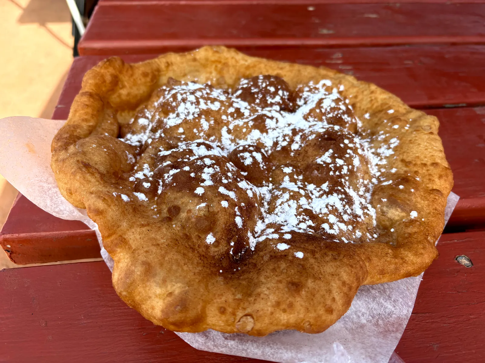 Fry bread at Walatowa Visitor Center