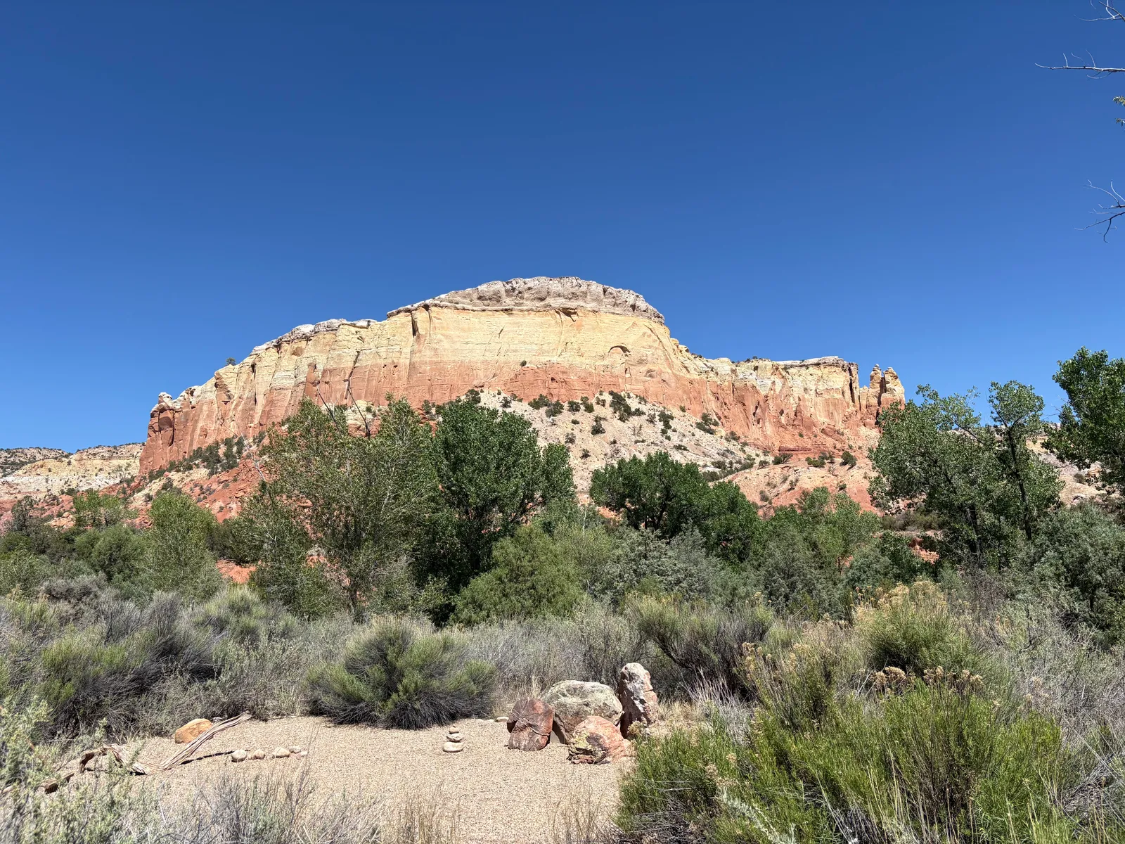 Photograph of Ghost Ranch Scenery at Ghost Ranch, New Mexico.