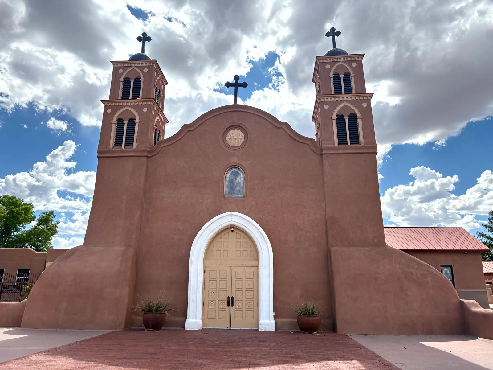 Old San Miguel Catholic Church in Socorro