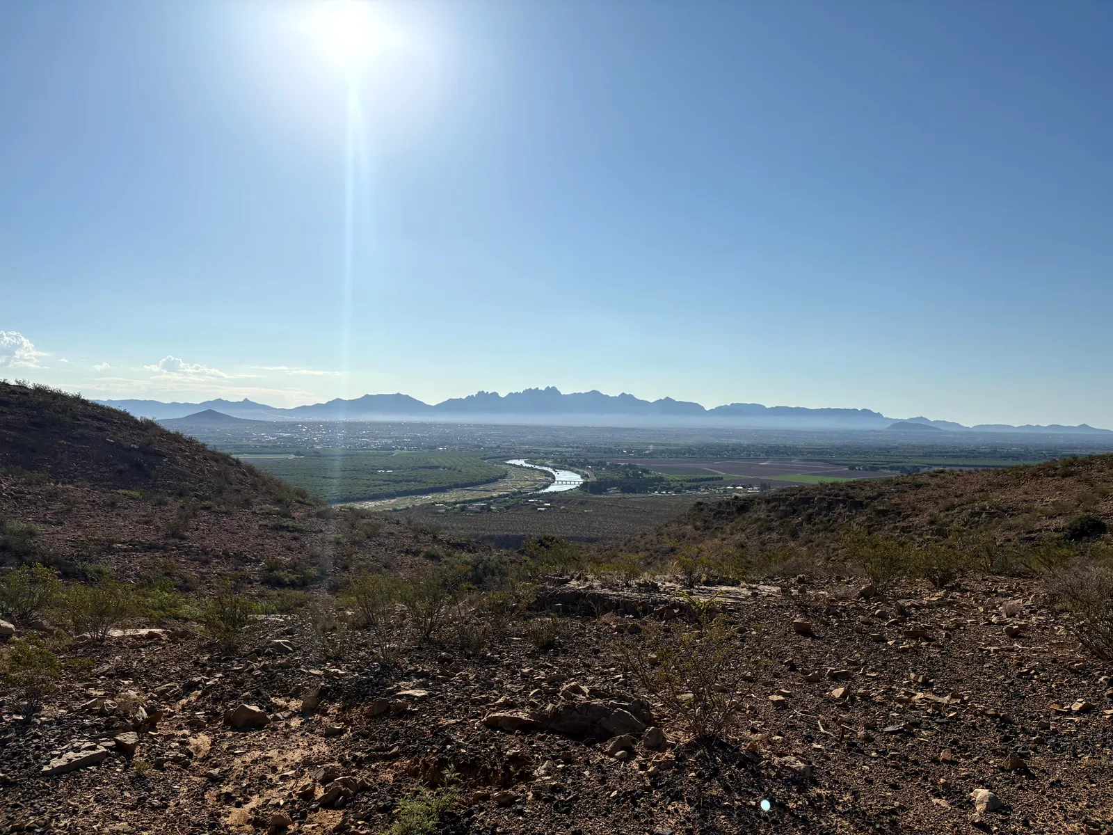 Photograph of View at Prehistoric Trackways National Monument, New Mexico.