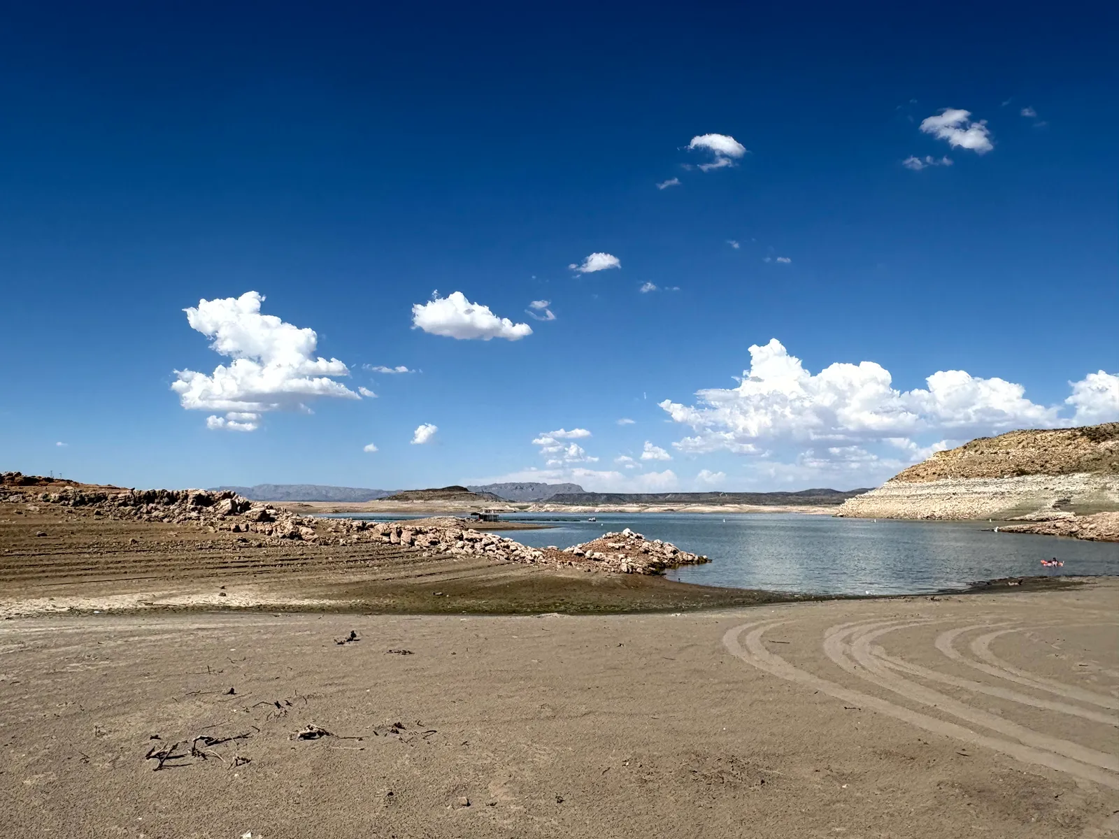 Photograph of Lake at Elephant Butte Lake State Park, New Mexico.