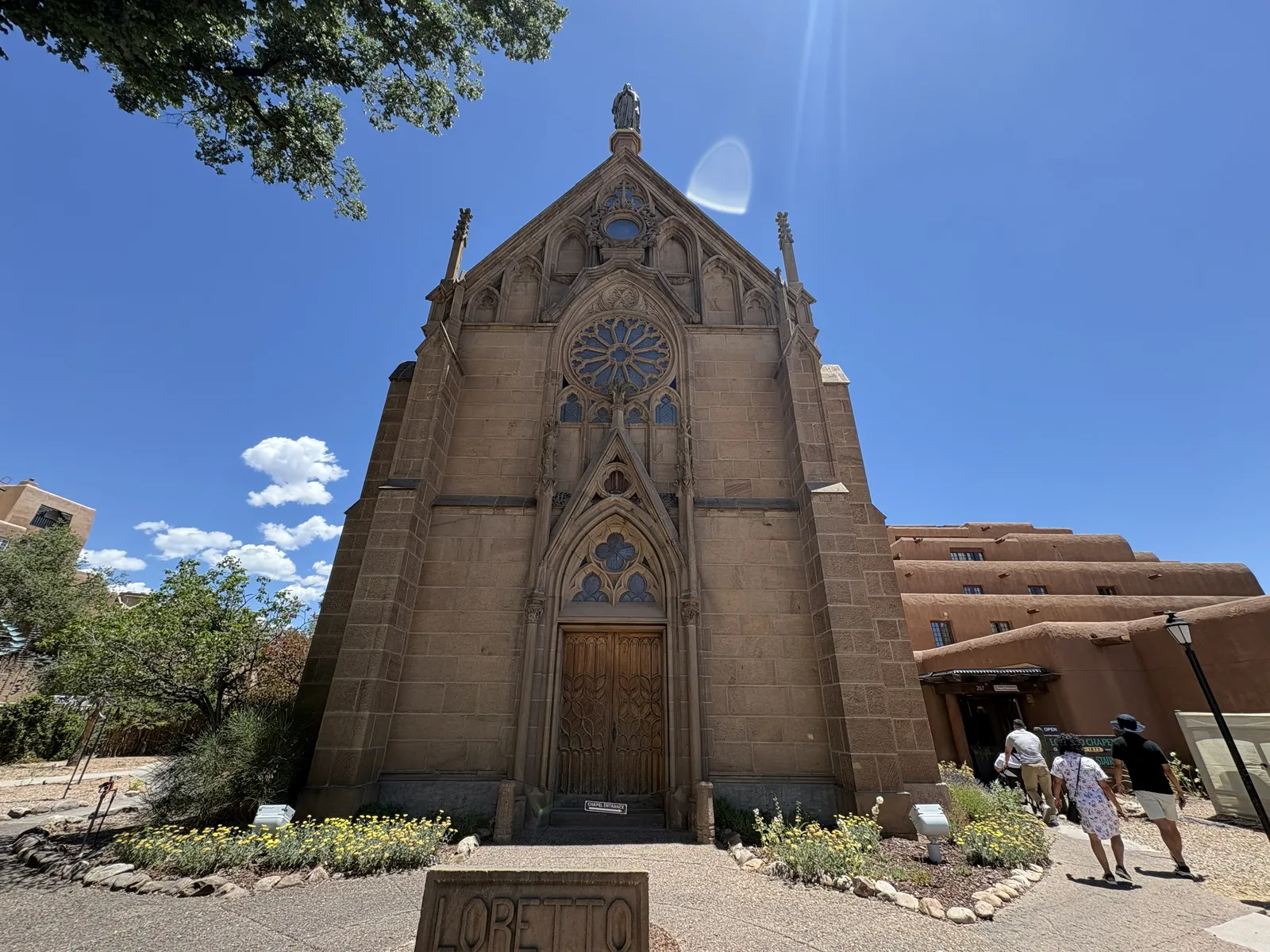 Photograph of Loretto at Santa Fe, New Mexico.