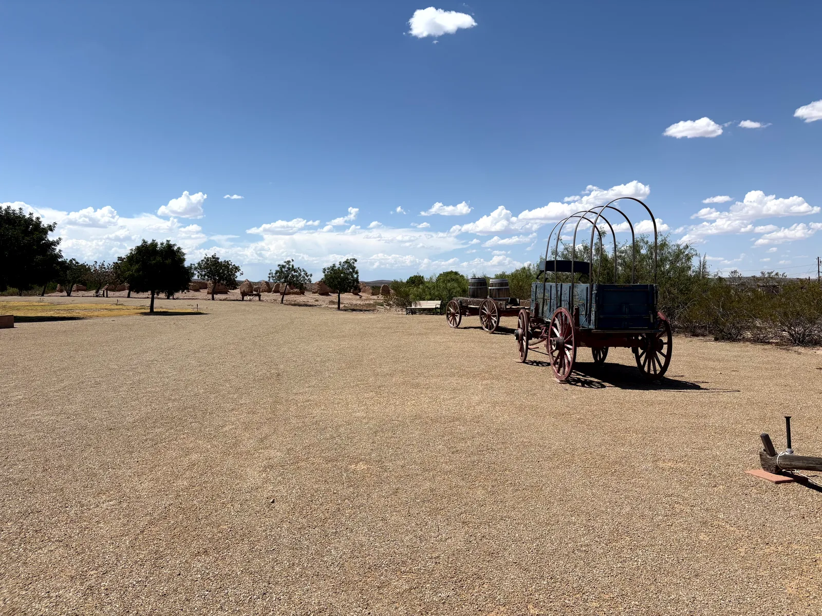 Photograph of Park at Fort Selden Historic Site, New Mexico.