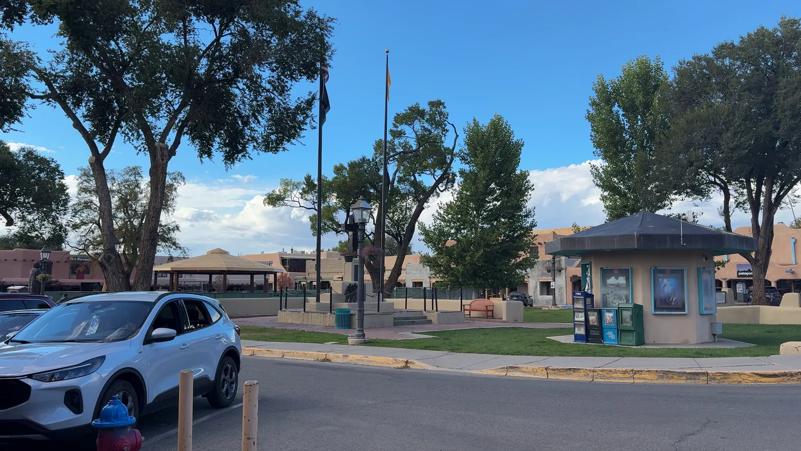 Photograph of Plaza3 at Taos, New Mexico.