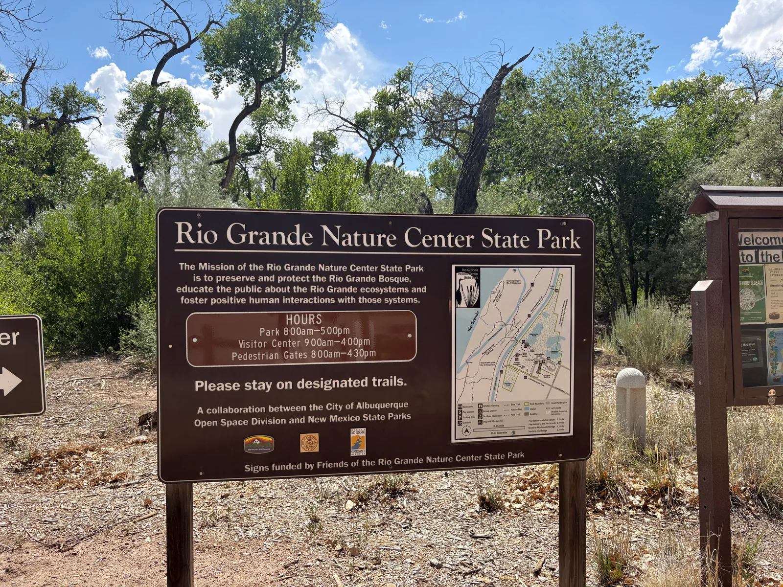 Photograph of Rio Grande State Park4 at Rio Grande Nature Center State Park, New Mexico.
