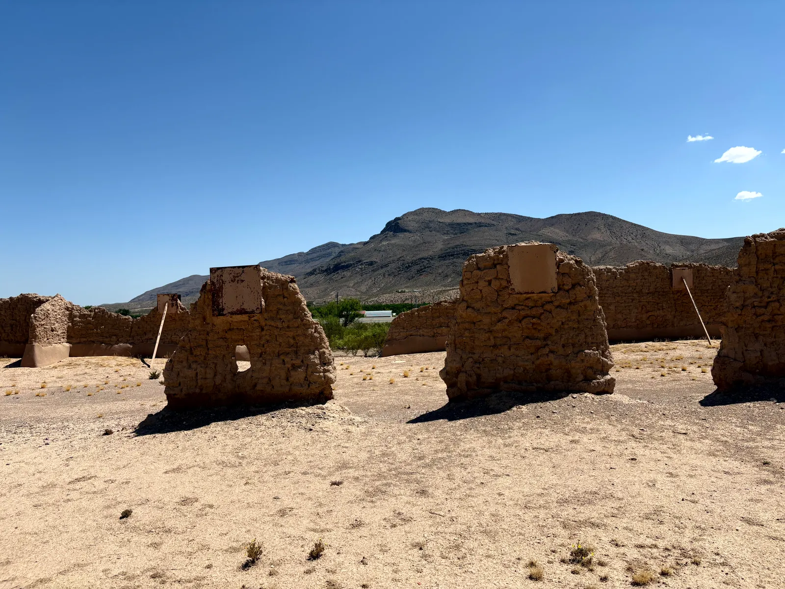Photograph of Ruins at Fort Selden Historic Site, New Mexico.