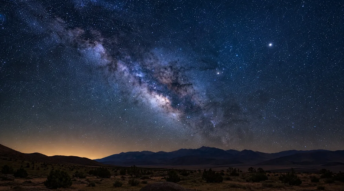 Dark New Mexico night sky