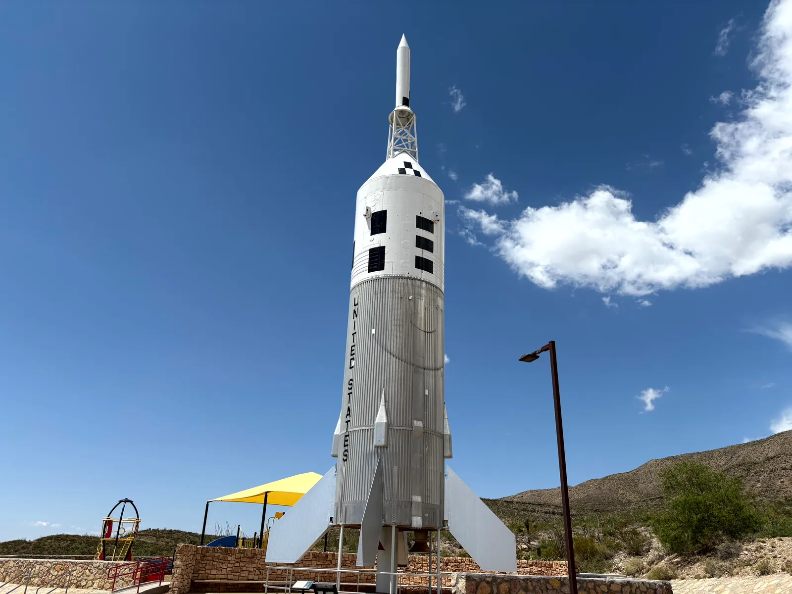 Photograph of Space8 at Alamogordo, New Mexico.