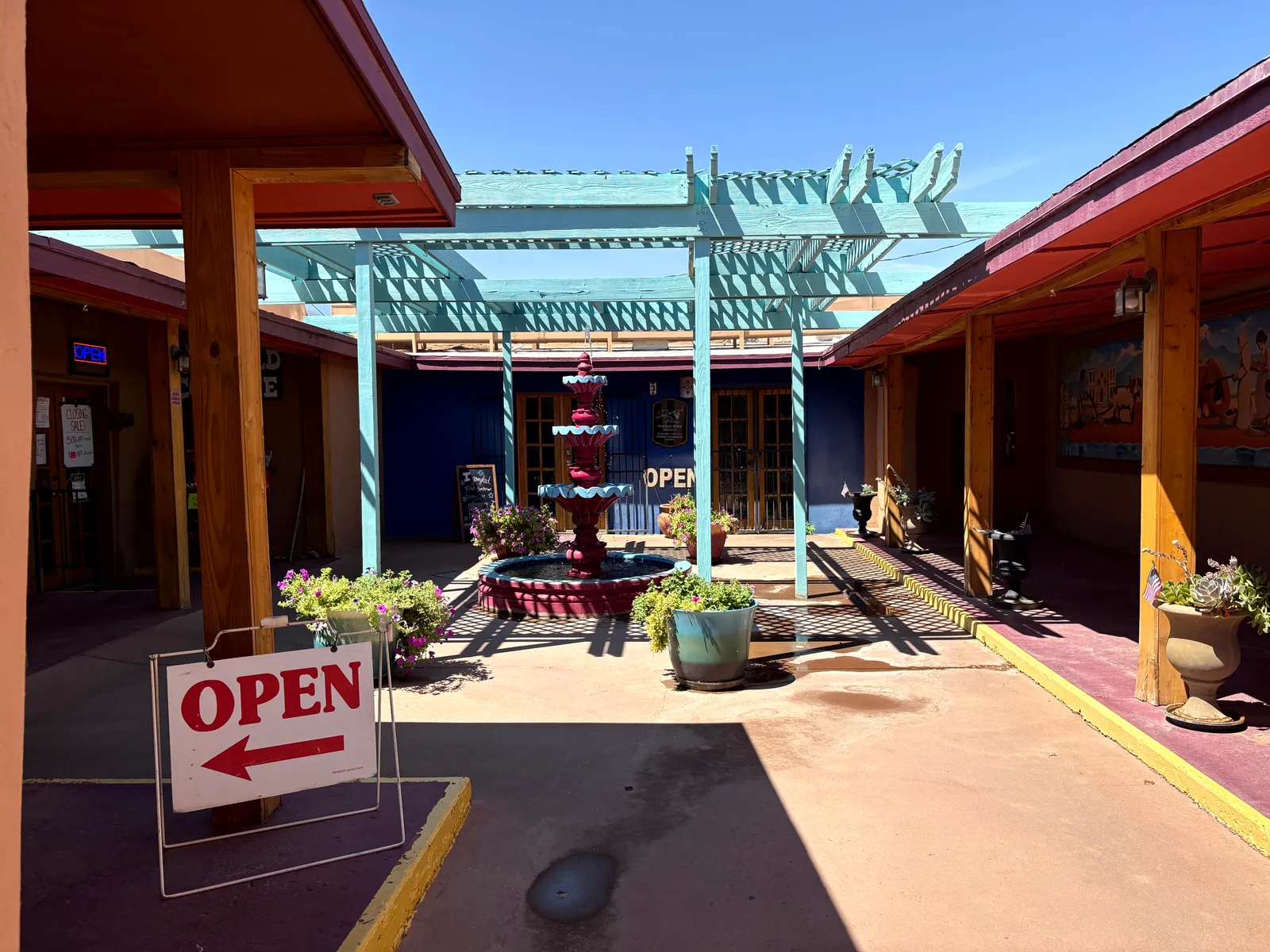 Photograph of Stores at Mesilla, New Mexico.