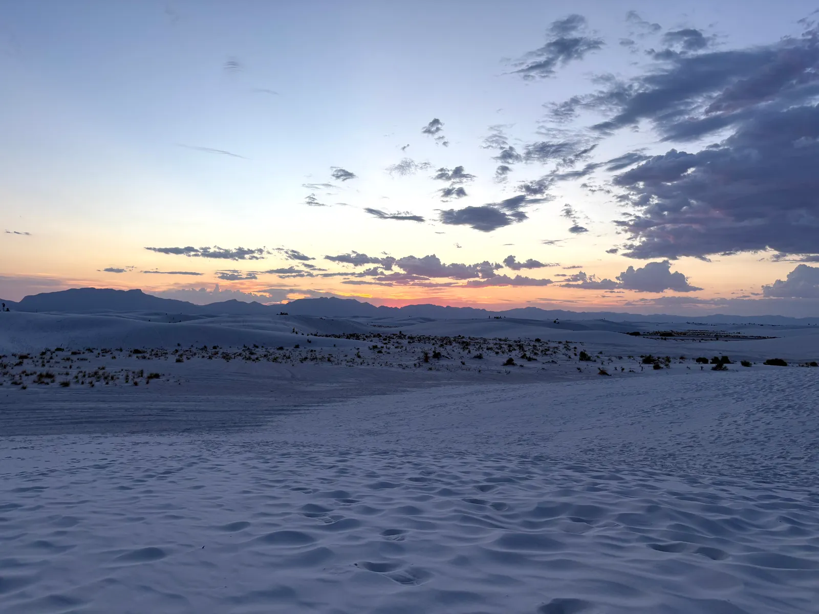 Photograph of Sunset2 at White Sands National Park, New Mexico.