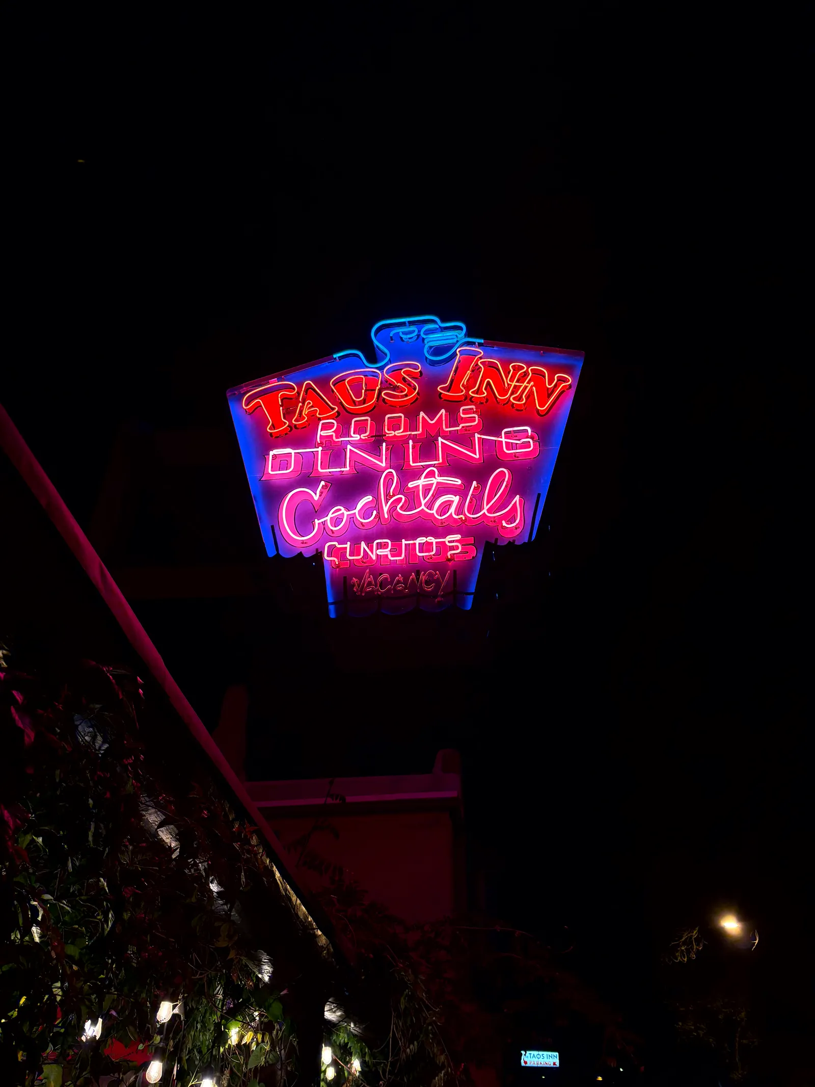 Photograph of Taos Inn at Taos, New Mexico.