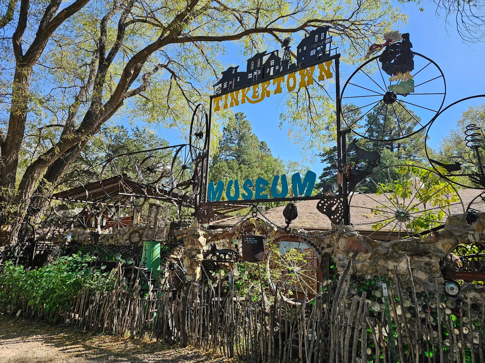 Photograph of Tinkertown at Tinkertown Museum, New Mexico.