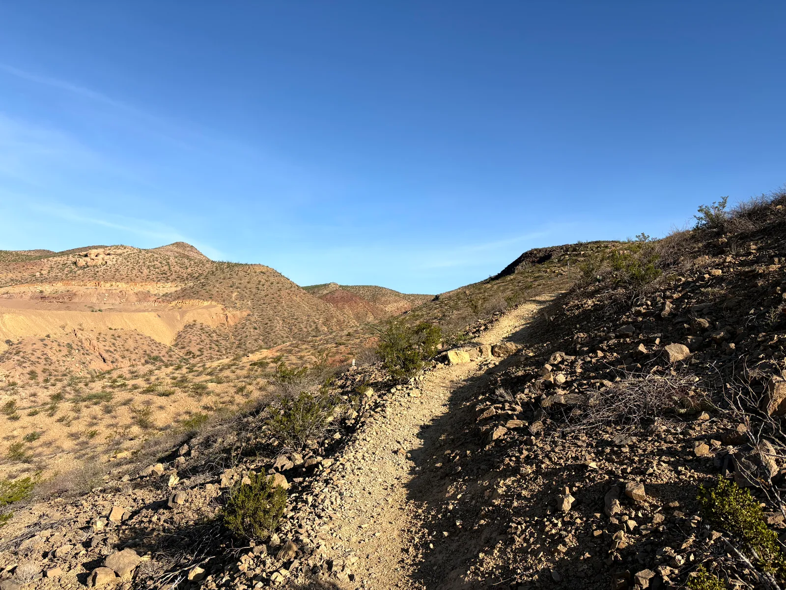 Photograph of Trail at Prehistoric Trackways National Monument, New Mexico.