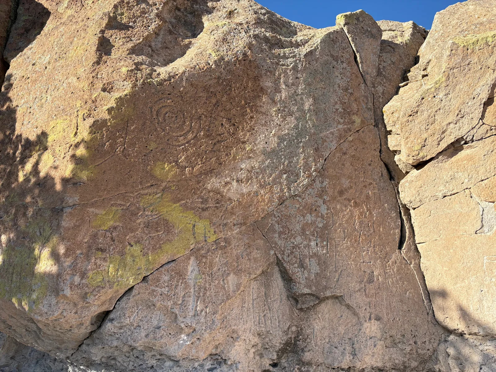 Photograph of Tsankawi Petro2 at Tsankawi Prehistoric Site, New Mexico.