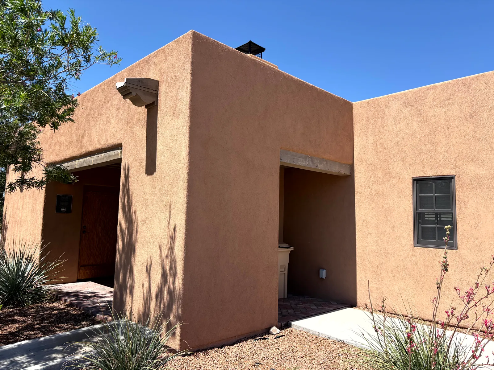 Photograph of Visitor Center at Caballo Lake State Park, New Mexico.