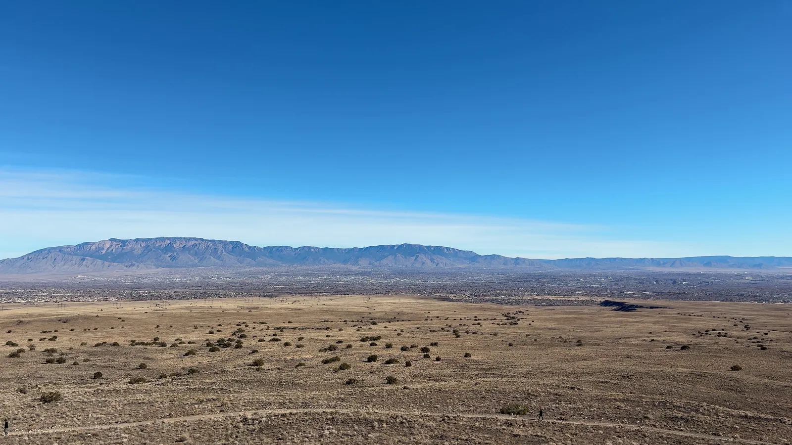 View from the Volcanoes Day Use Area in Albuquerque