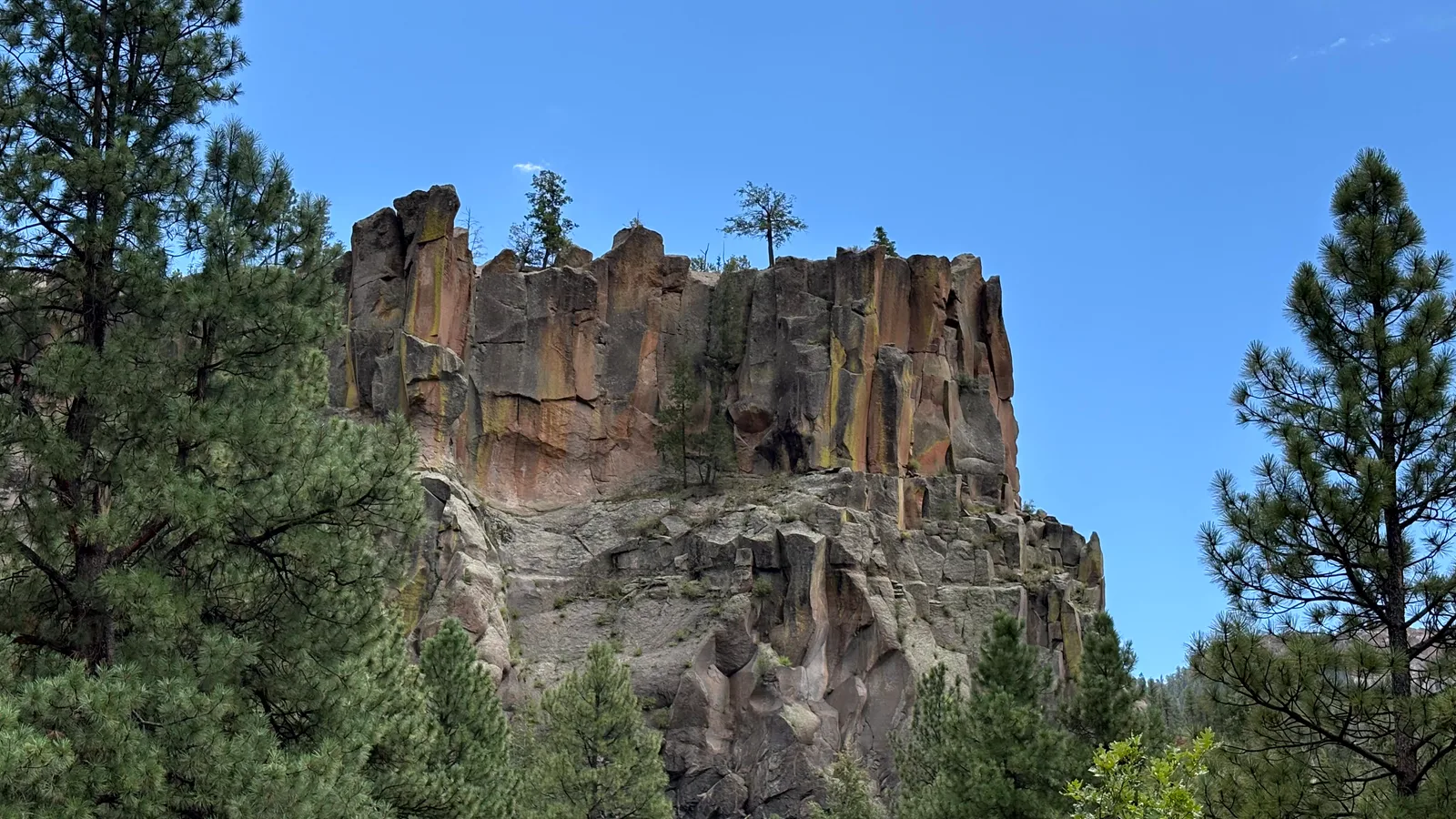 Scenic view of Battleship Rock