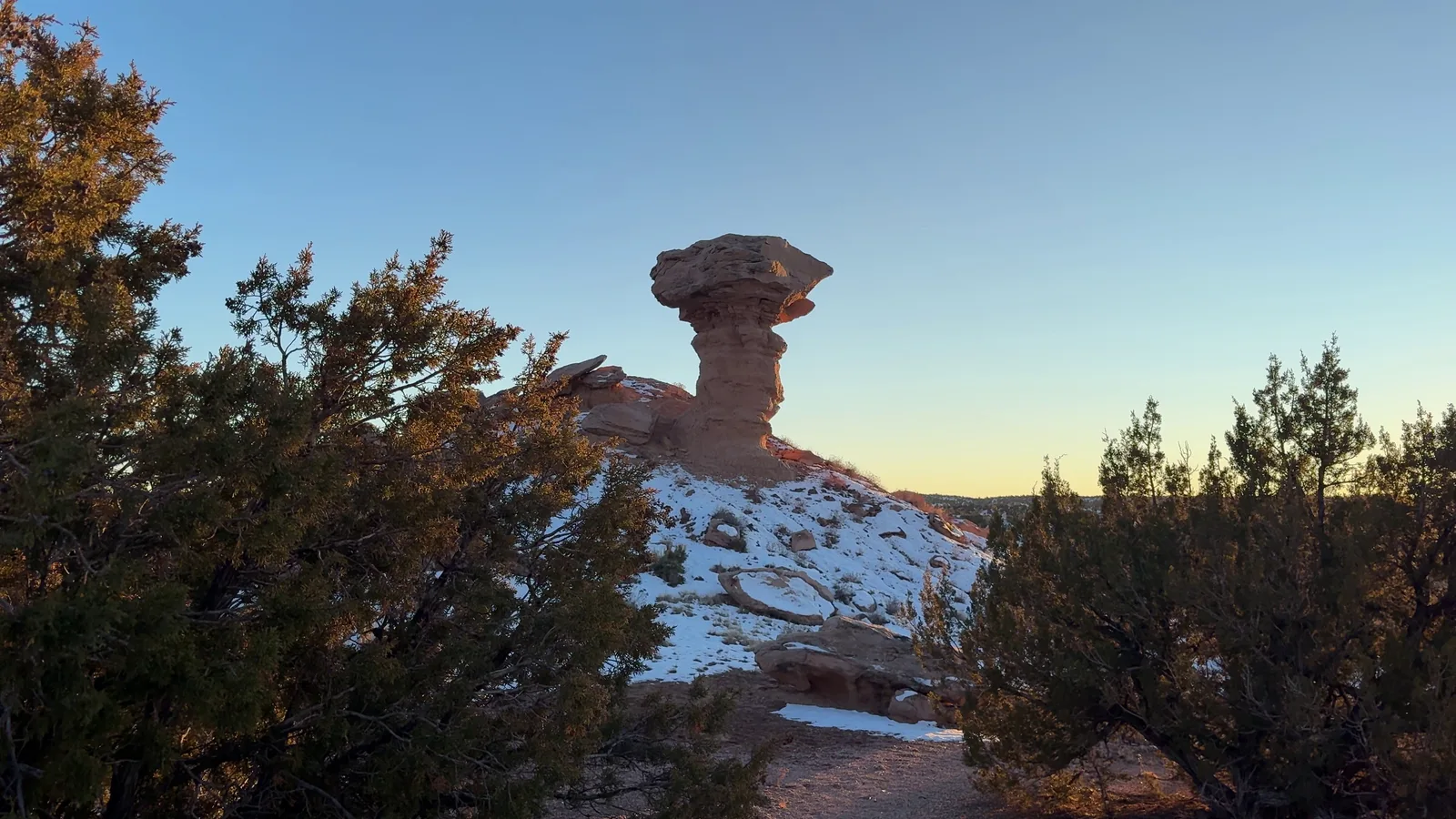 Scenic view of Camel Rock
