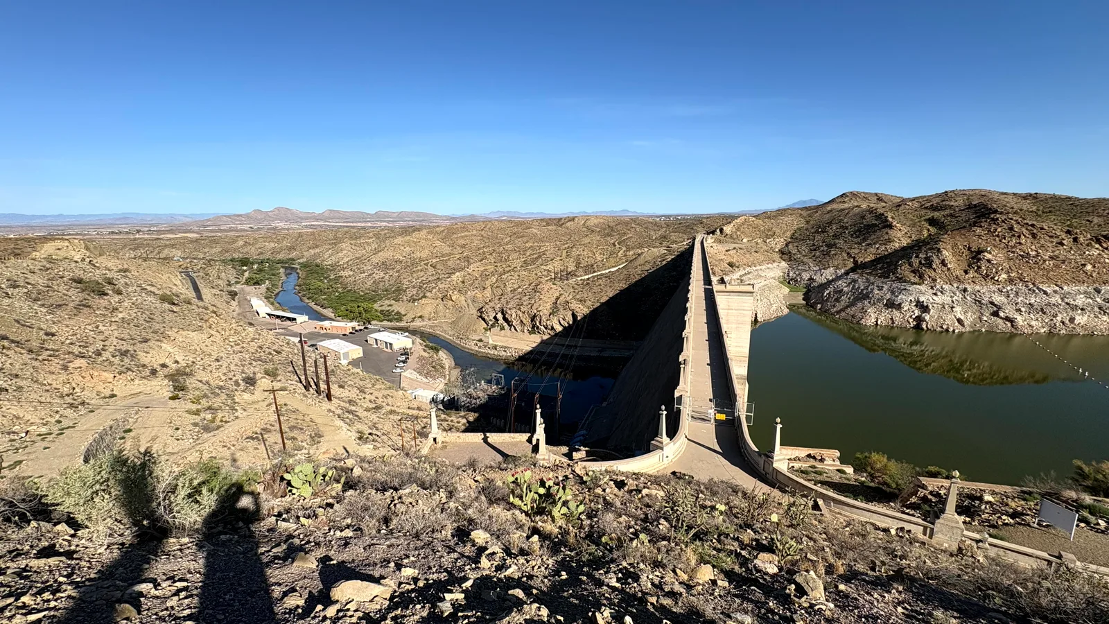 Scenic view of Elephant Butte Lake State Park