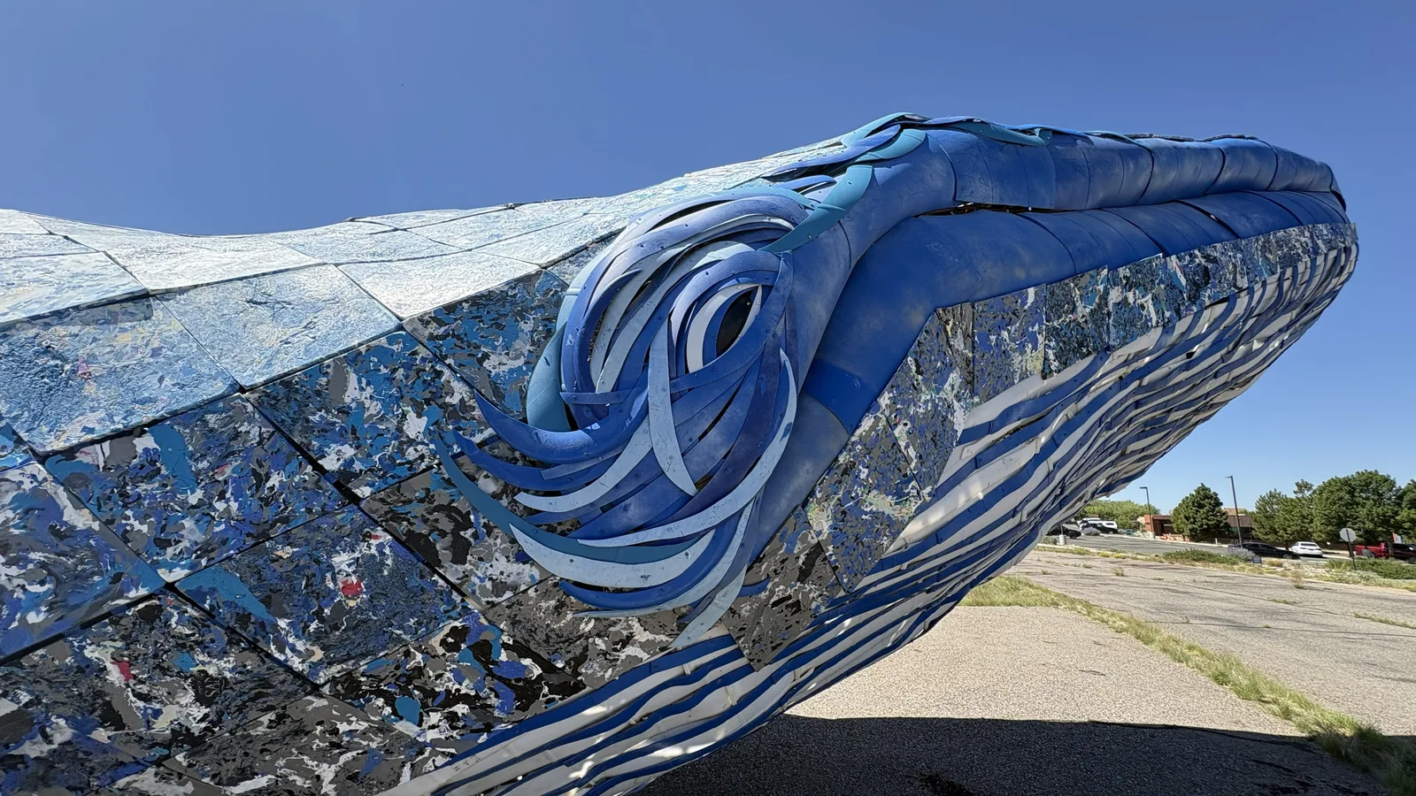 Scenic view of Ethyl the Whale