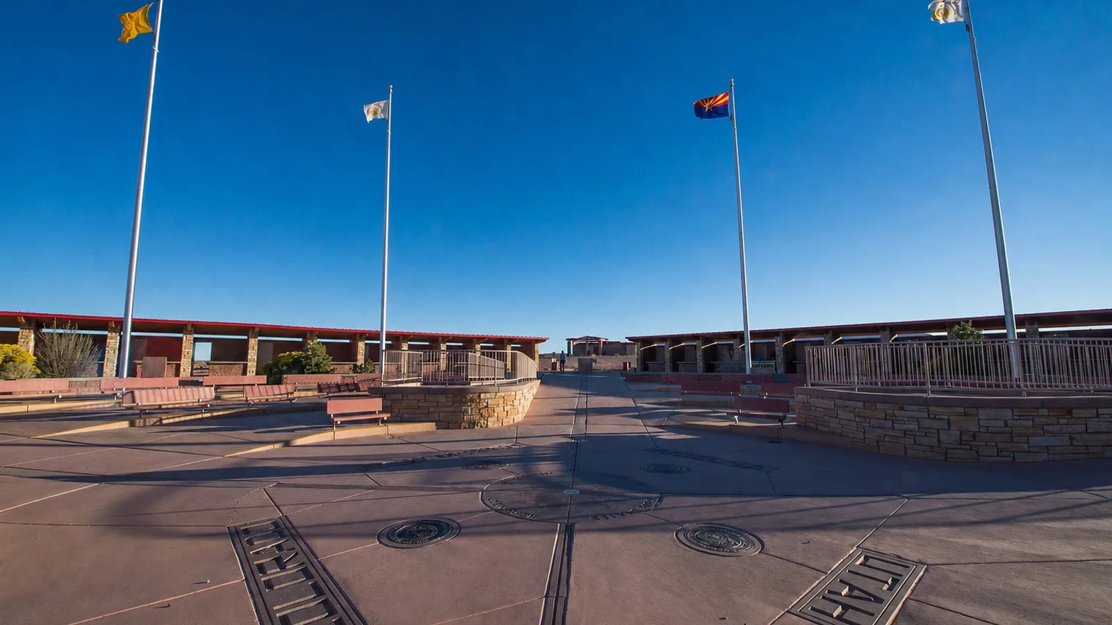 Scenic view of Four Corners Monument