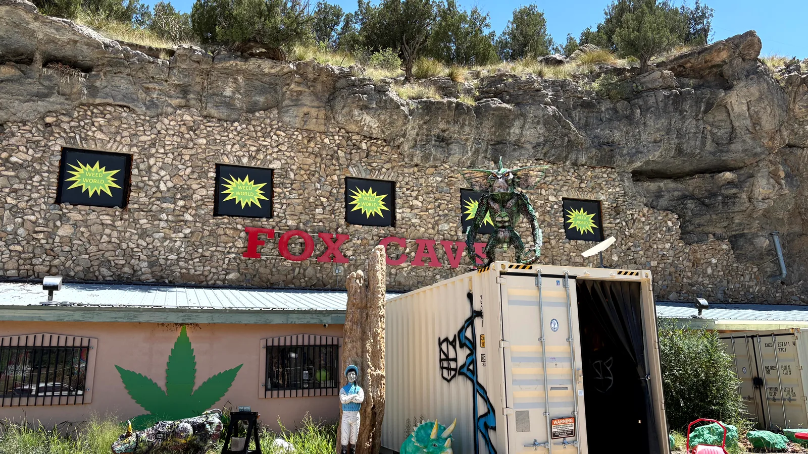 Scenic view of Fox Cave