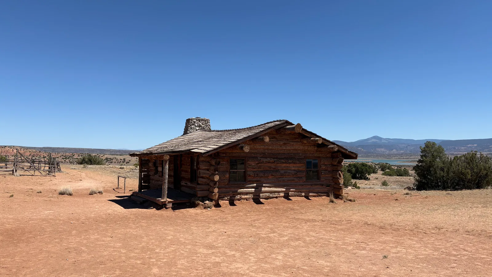 Scenic view of Ghost Ranch
