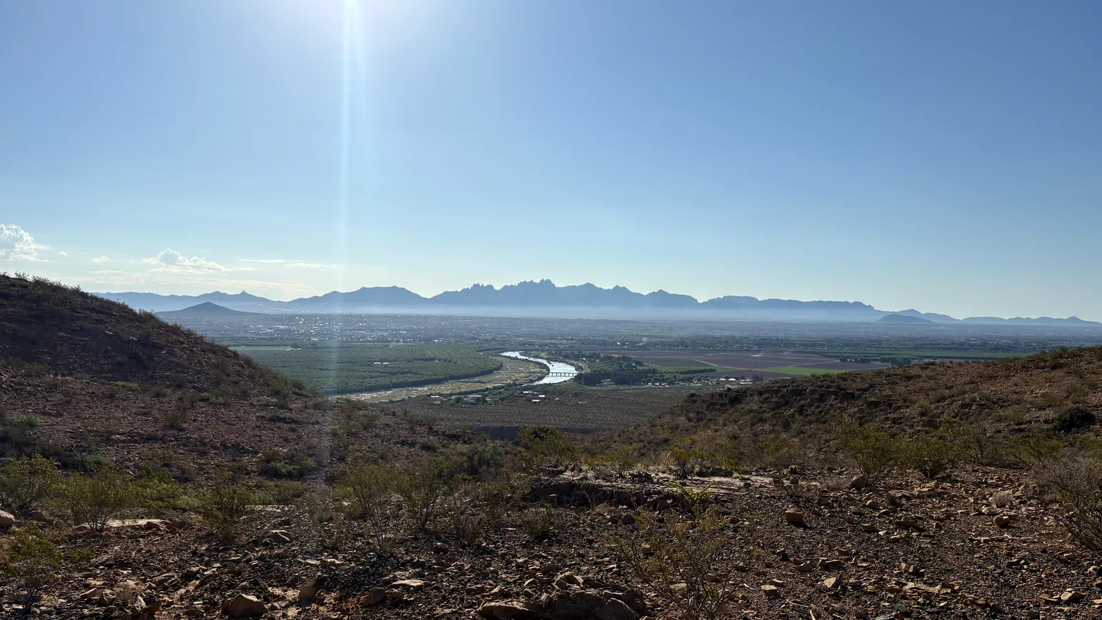 Scenic view of Las Cruces