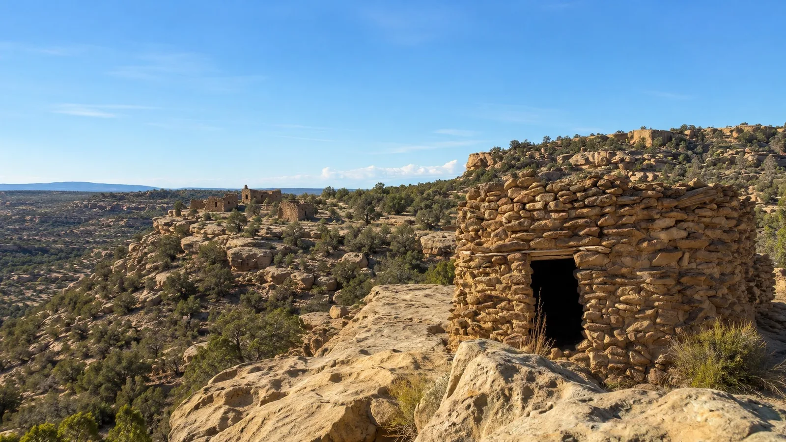 Scenic view of Many Pueblitos