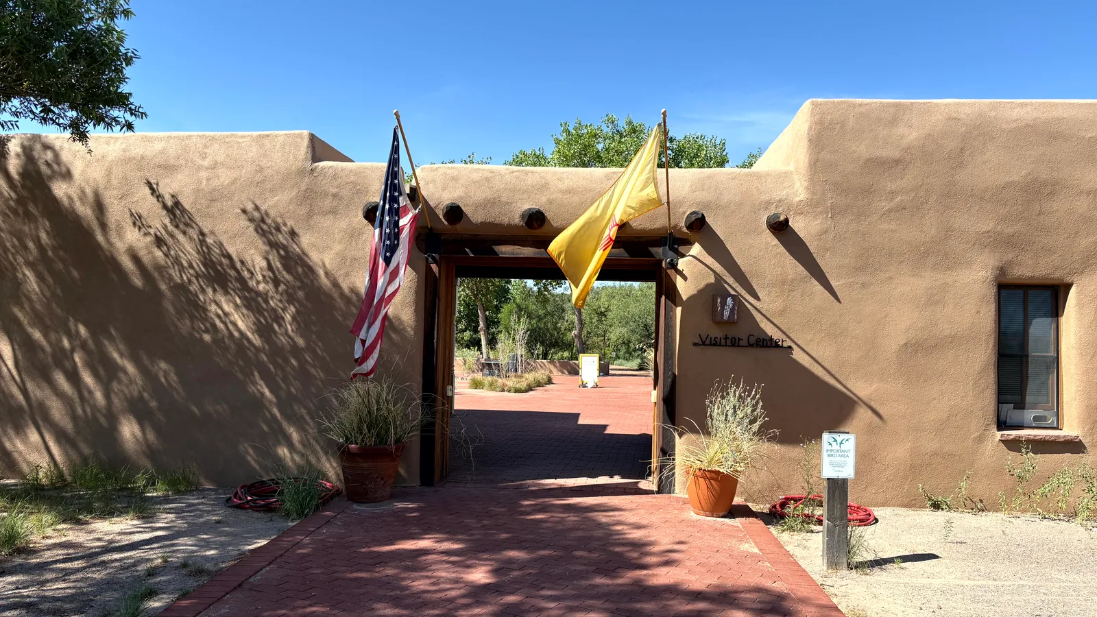 Scenic view of Mesilla Valley Bosque State Park