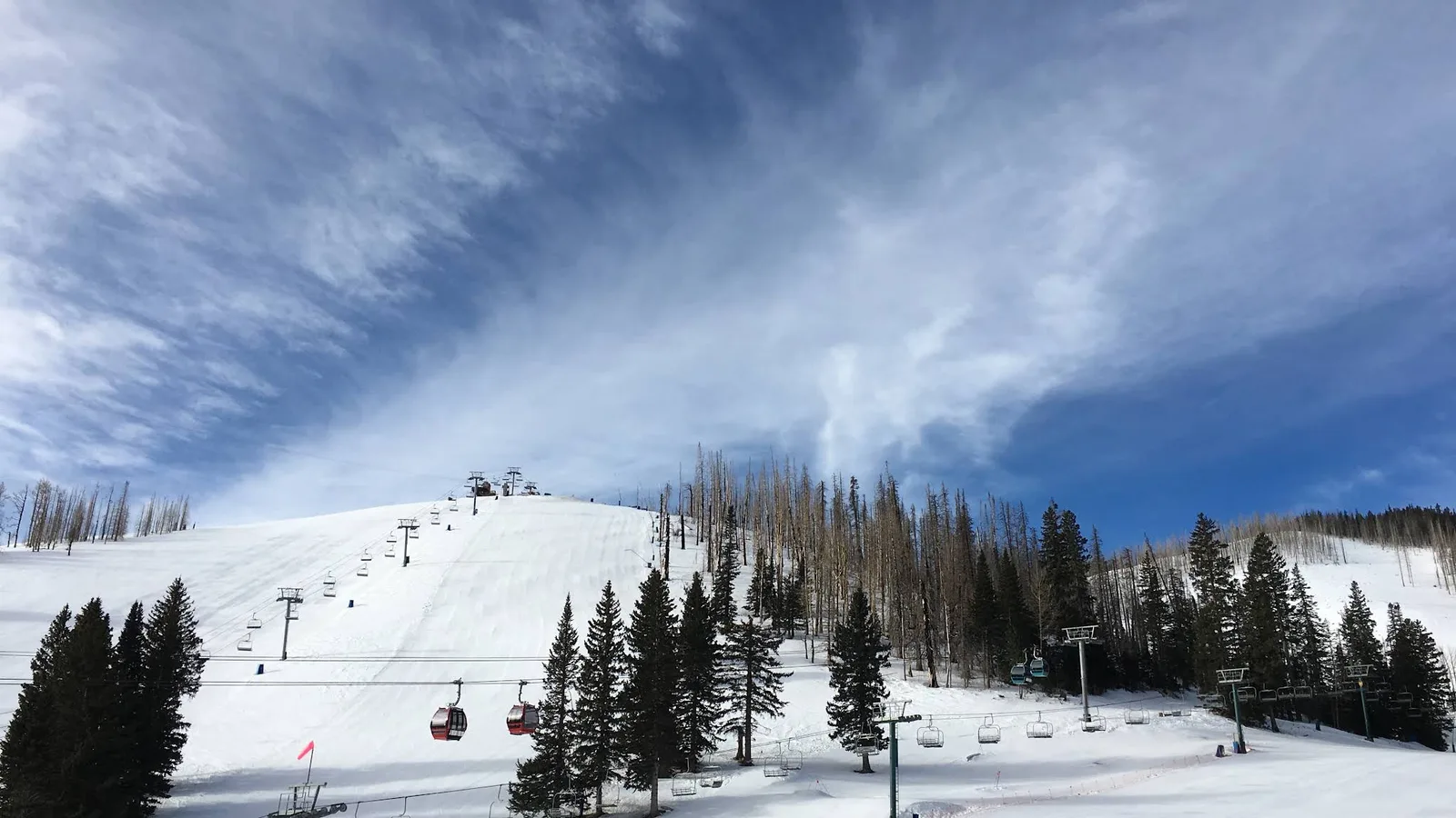 Scenic view of Ski Apache