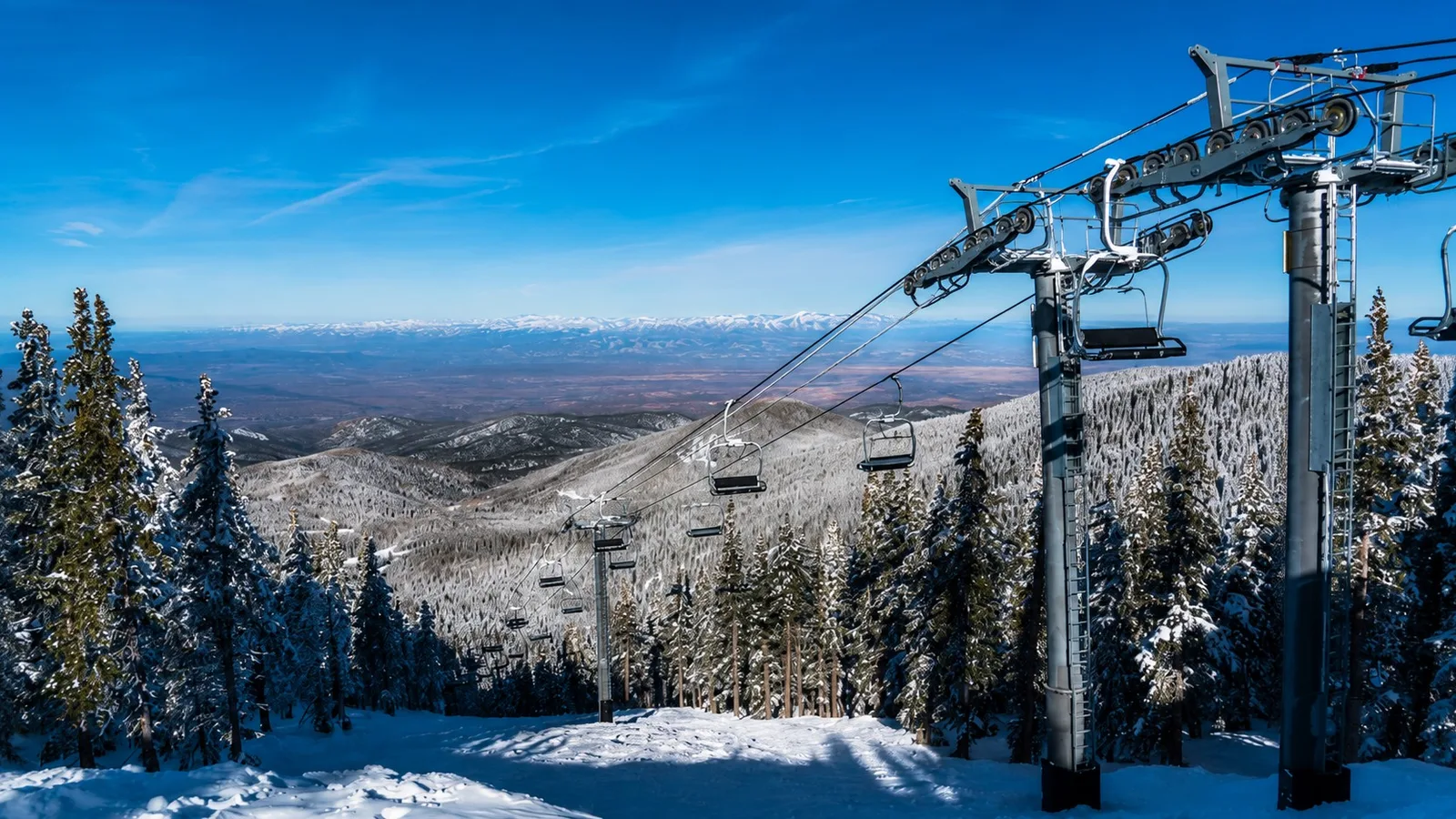 Scenic view of Ski Santa Fe