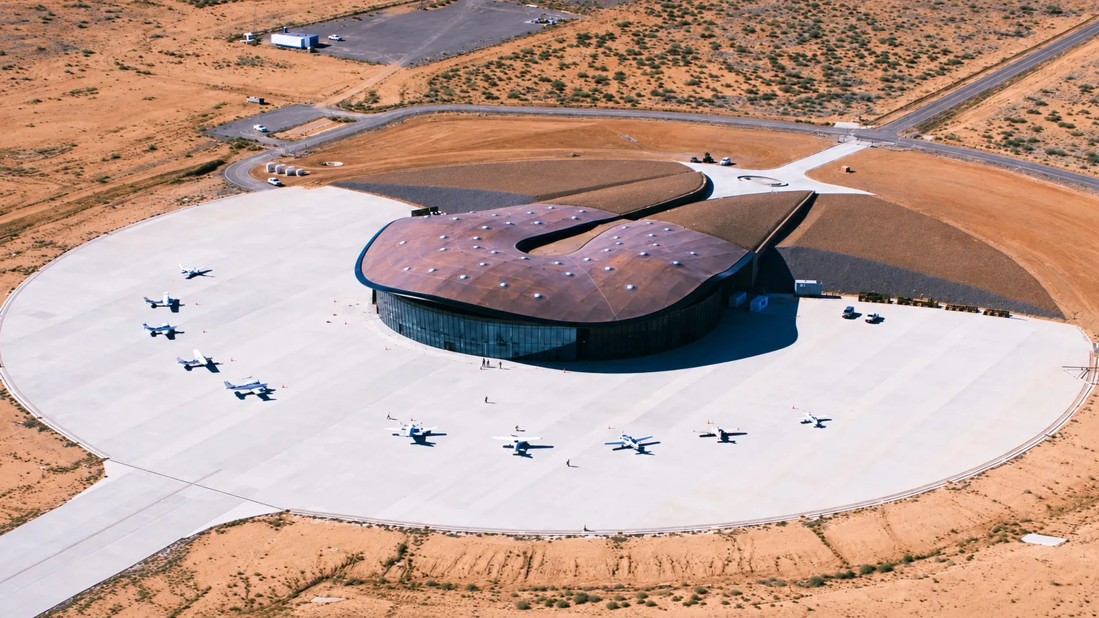 Scenic view of Spaceport America