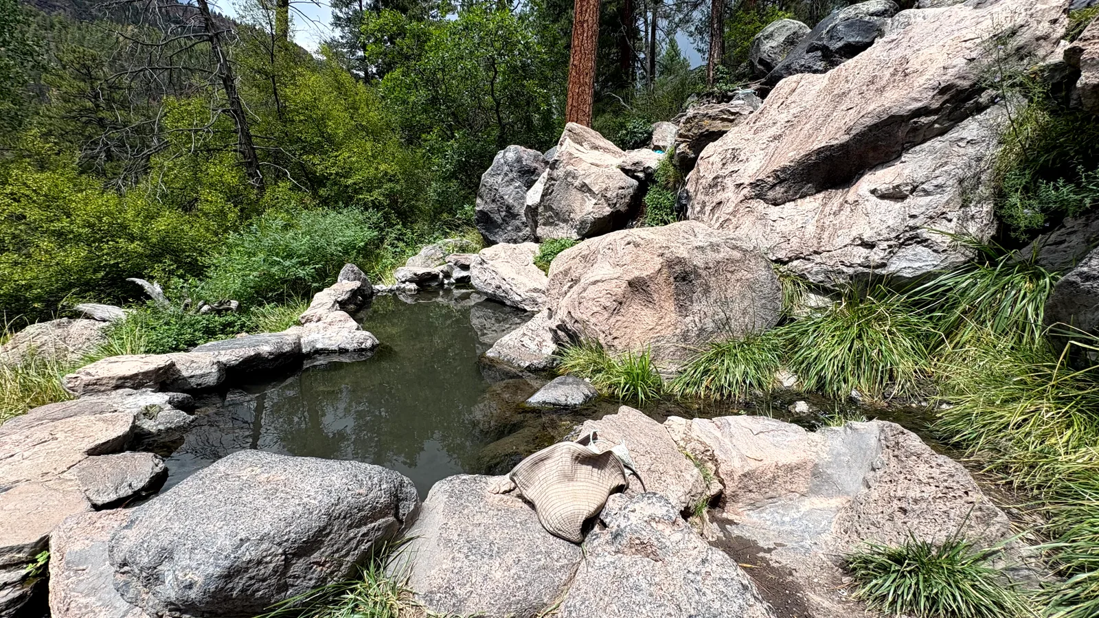 Scenic view of Spence Hot Springs