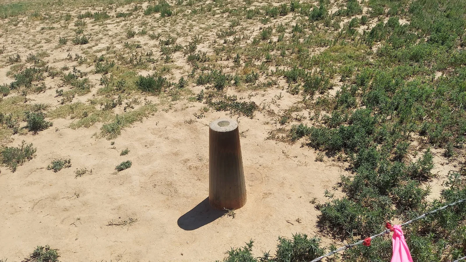 Scenic view of Tri-State "Monument"