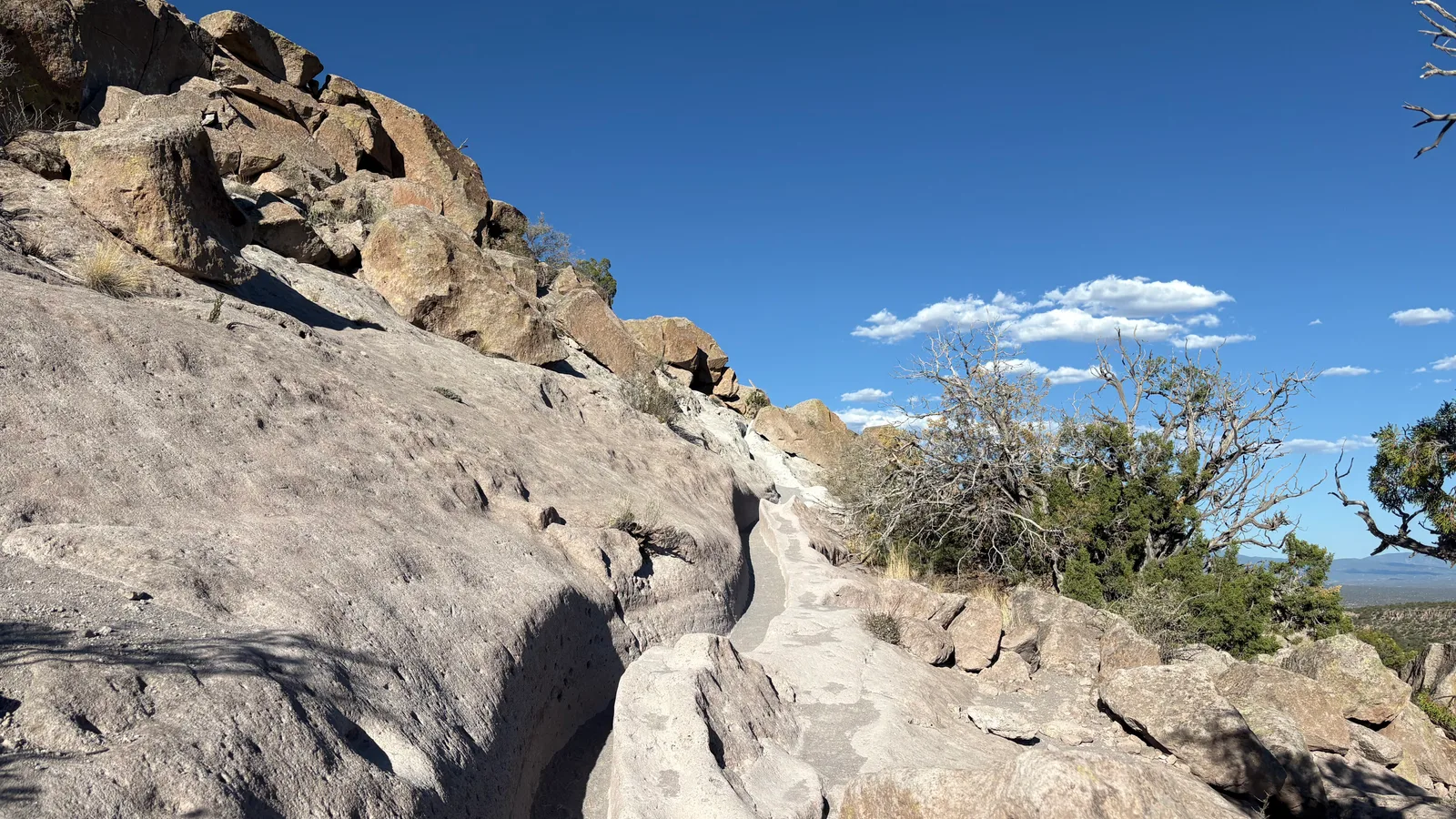 Scenic view of Tsankawi Prehistoric Site