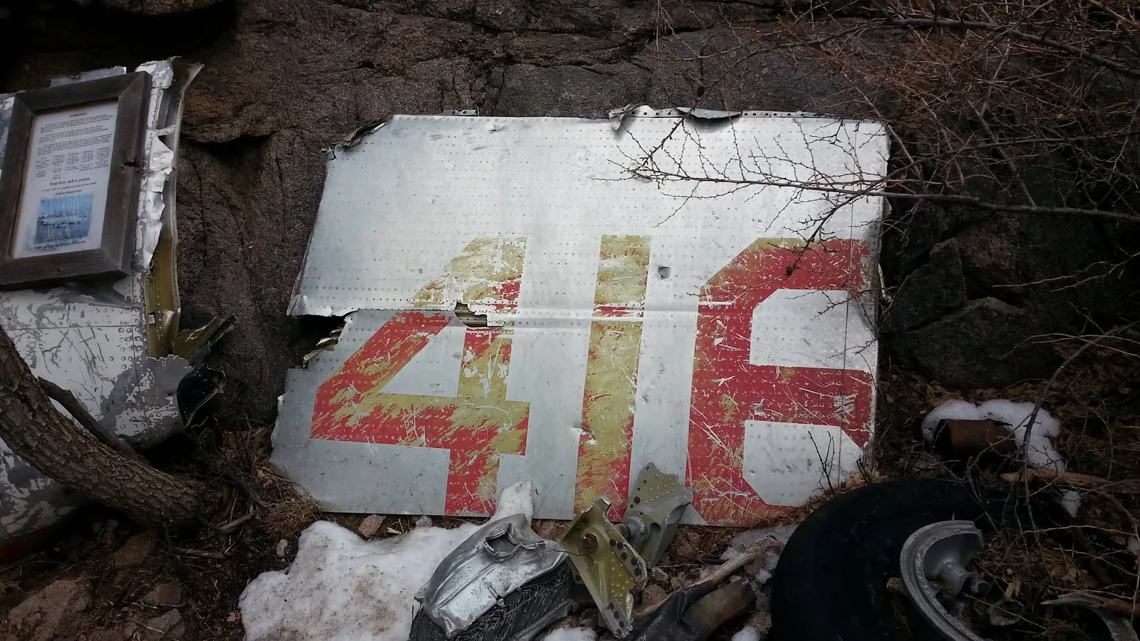 Scenic view of TWA Flight 260 Crash