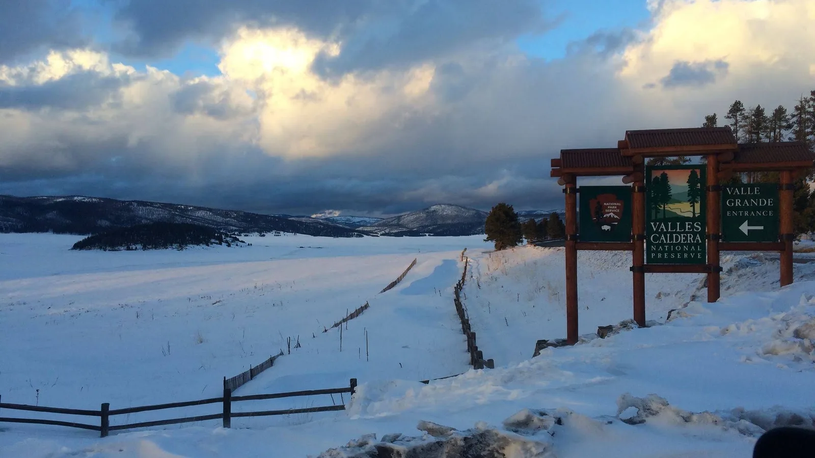 Scenic view of Valles Caldera Cross Country Ski Area