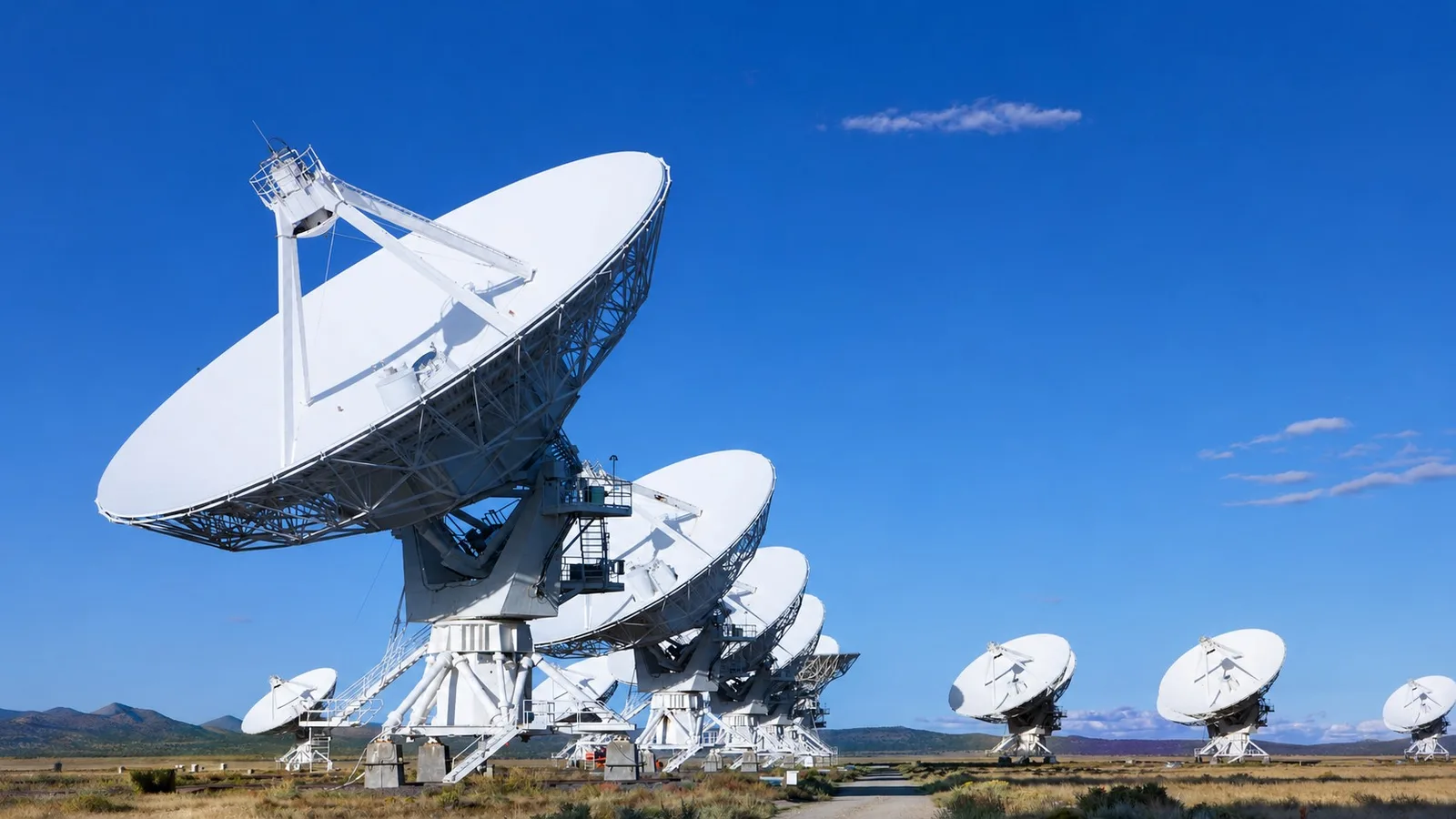 Scenic view of Very Large Array
