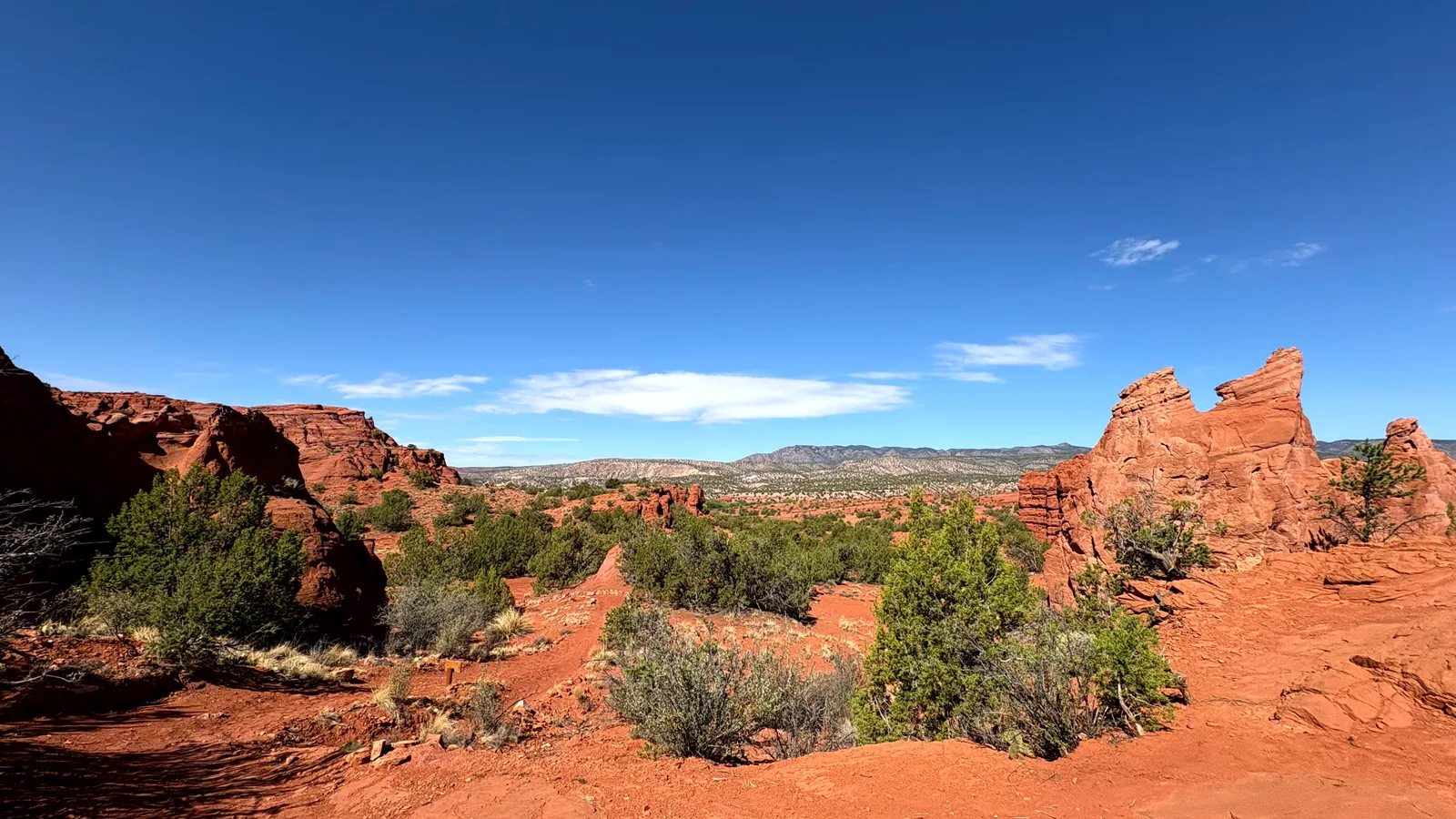 Scenic view of Walatowa Slot Canyon