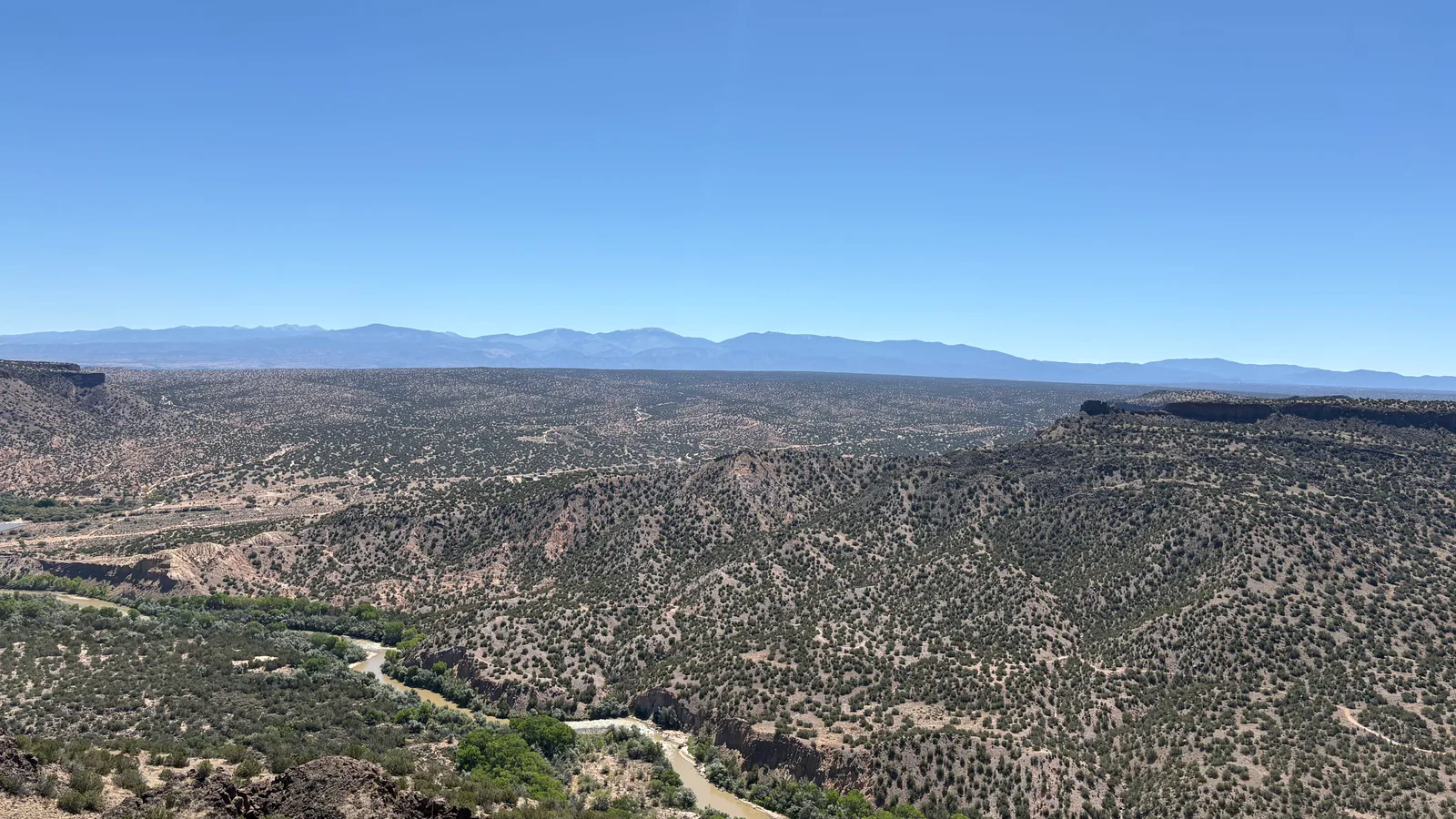 Scenic view of White Rock Overlook